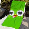Süßes Cartoon D-Duolingo-Studienhandtuch Weiches Poolgeschenk für Reisen Fitnessstudio Dusche Camping Schnelltrocknende Sport-Große Strandhandtücher