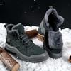 Winter Cotton Men's High-top Boots, Hiking Shoes, Men's Work Shoes,Ankle Boots,Outdoor Boots,Sports Shoes,All-season Mesh Lining