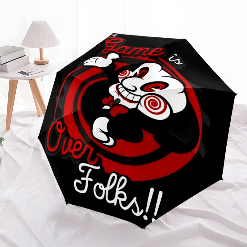 1pc Pennywise3 Umbrella, Sun Protection, And UV Shielding. It Has Eight Sturdy Ribs for Outdoor Use And Perfect Gift