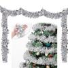 Christmas Garland Christmas Wool Strips Wreath Christmas Tree Party Decoration