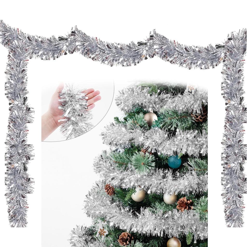 Christmas Garland Christmas Wool Strips Wreath Christmas Tree Party Decoration
