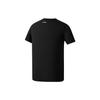 Li Ning Fitness Series Logo Print Casual Moisture-Wicking Quick-Dry Short Sleeve T-Shirt Men Tops Black ATSS605-1