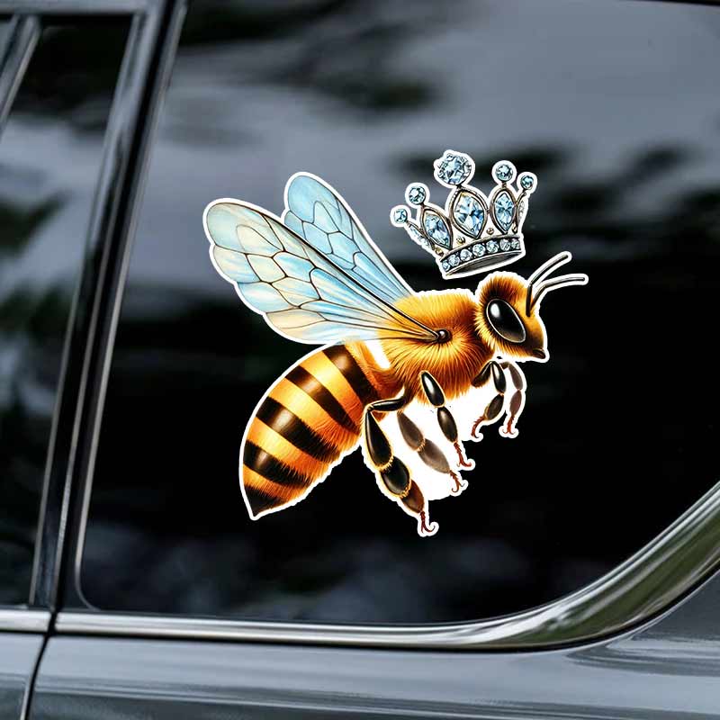 Queen Bee Car Stickers Waterproof Vinyl Decals Auto Body Window Bumper Decor Motorcycle Helmet Stickers TM290