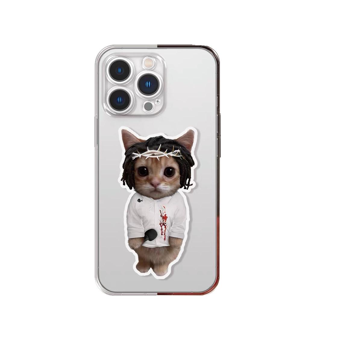 

Hip-Hop Singer Super Star Cat Clear Phone Case For Samsung Galaxy S24 S23 S22 S25 Ultra Plus Cover S25+ S22+ S23+ S24+ Shells Galaxy S22 Ultra 5G