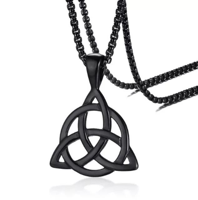 Stylish Simple Alloy Triangle In One Retro Unisex Domineering Necklace
