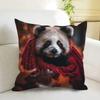 Panda Impact Ornamental Pillow Covers Decorative Luxury Room Decorating Items Cushions Cover for Pillows Home Decoration Cushion
