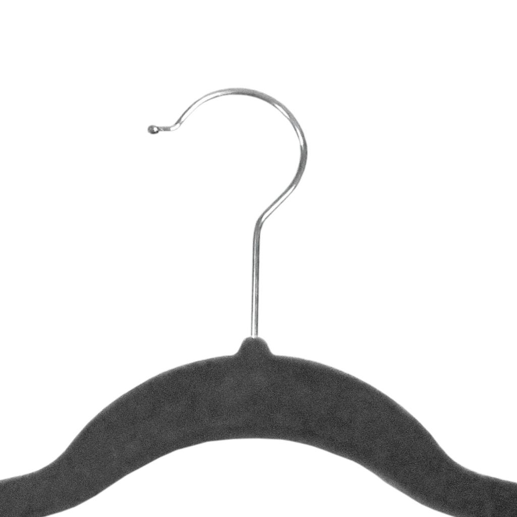 Velvet Maxi Hanger, Set Of 50, Graphite