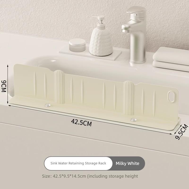 Multi-Functional Sink Water Retaining Plate Kitchen Sink Sink Wash Basin Workbench Splash-Proof Partition Draining Rack