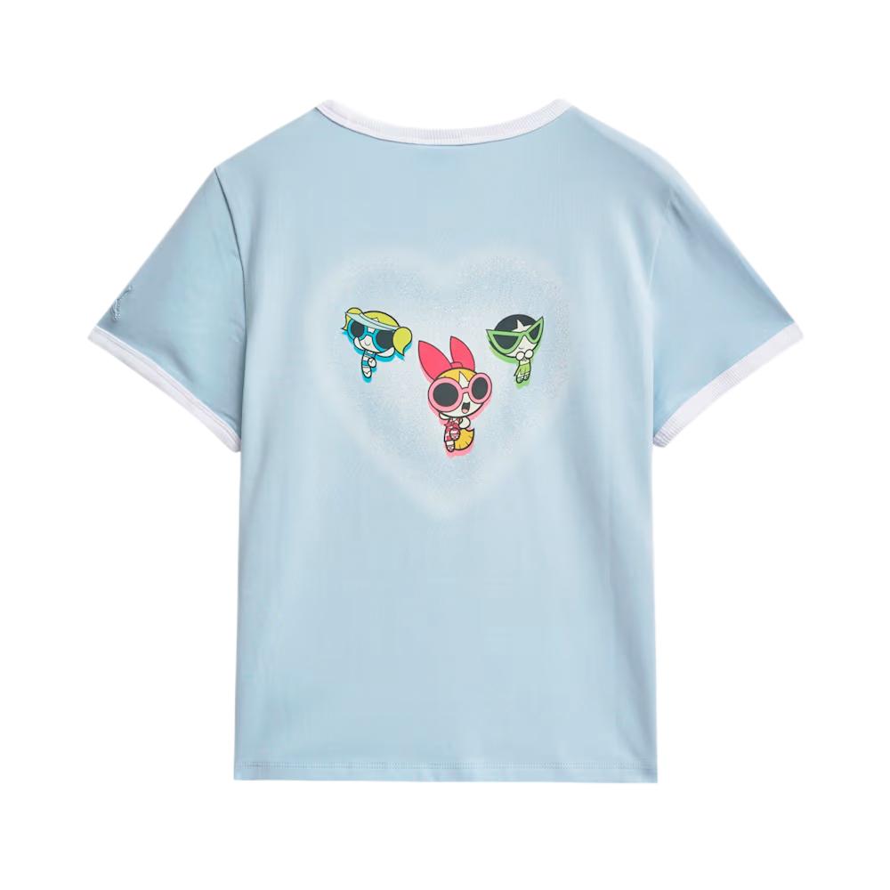 Puma Pullover Solid Color Anime Graphic T-Shirt Unisex Tops 63786568