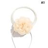 Fluffy Fabric Lace Flower Choker Necklace For Women Trendy Elegant Long Lace-Up Rope Chains On Collar Jewelry