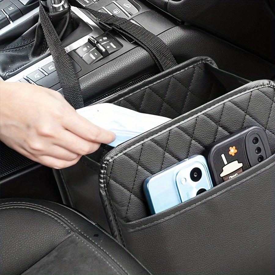 Large Capacity Car Seat Back Organizer with Multi-Pocket Storage, Built-In Garbage Bin, Car Storage