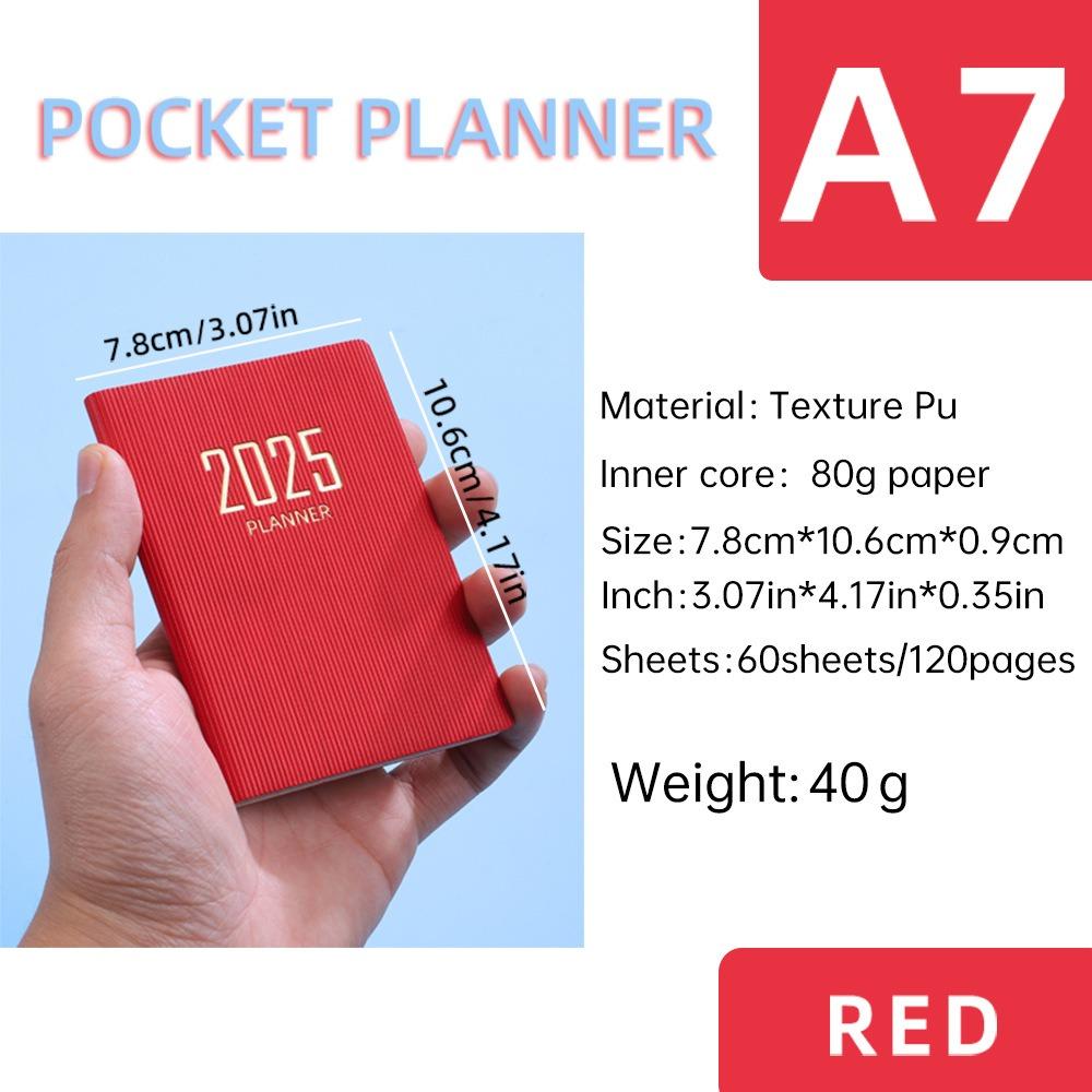 Pocket Appointment Book A7 Notebooks High Quality Diary Weekly Planner  Students