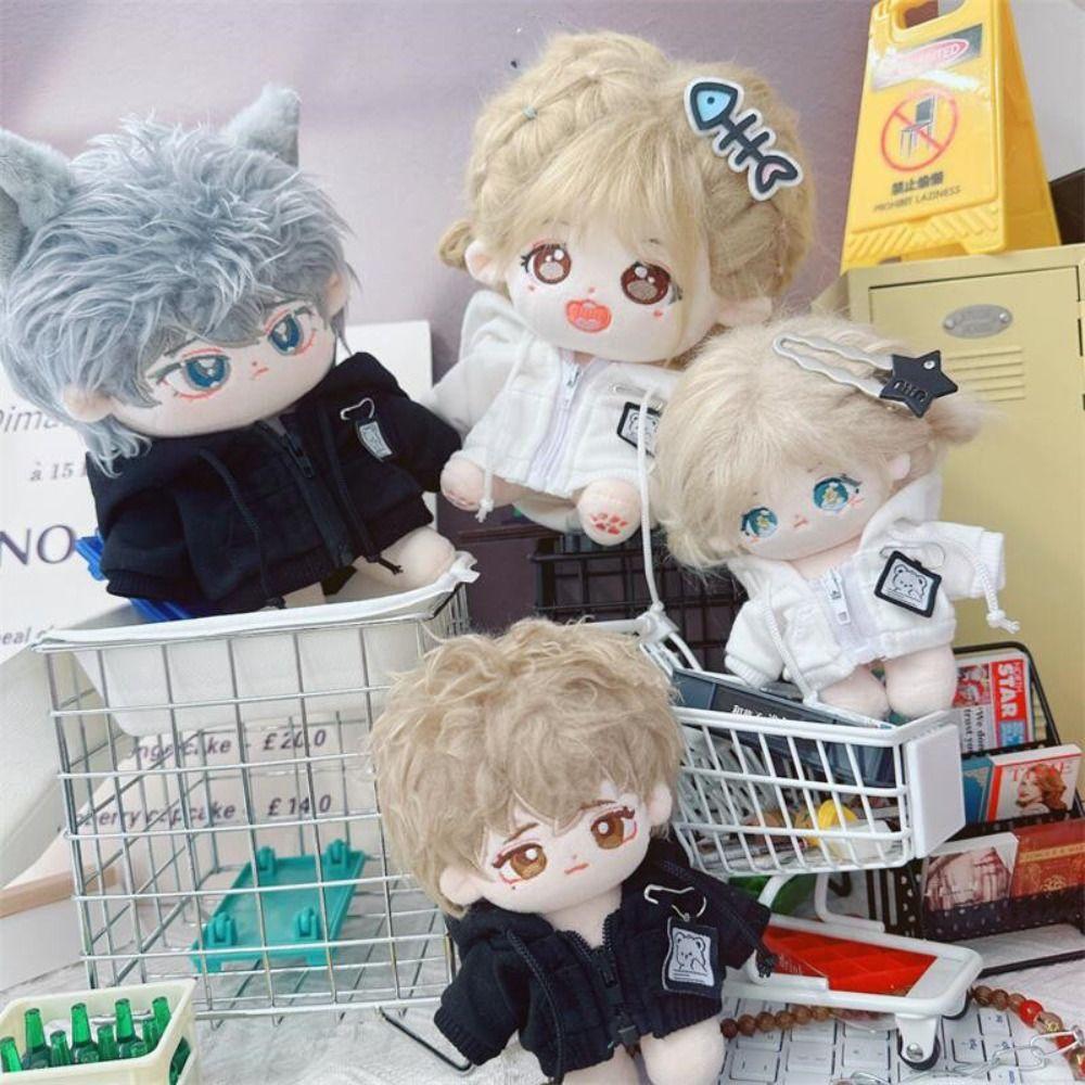 Fashion Doll Sweatshirt 2 Colors Doll Outfits Plush Doll Coat 10/20cm Cotton Dolls/1/12 BJD Dolls