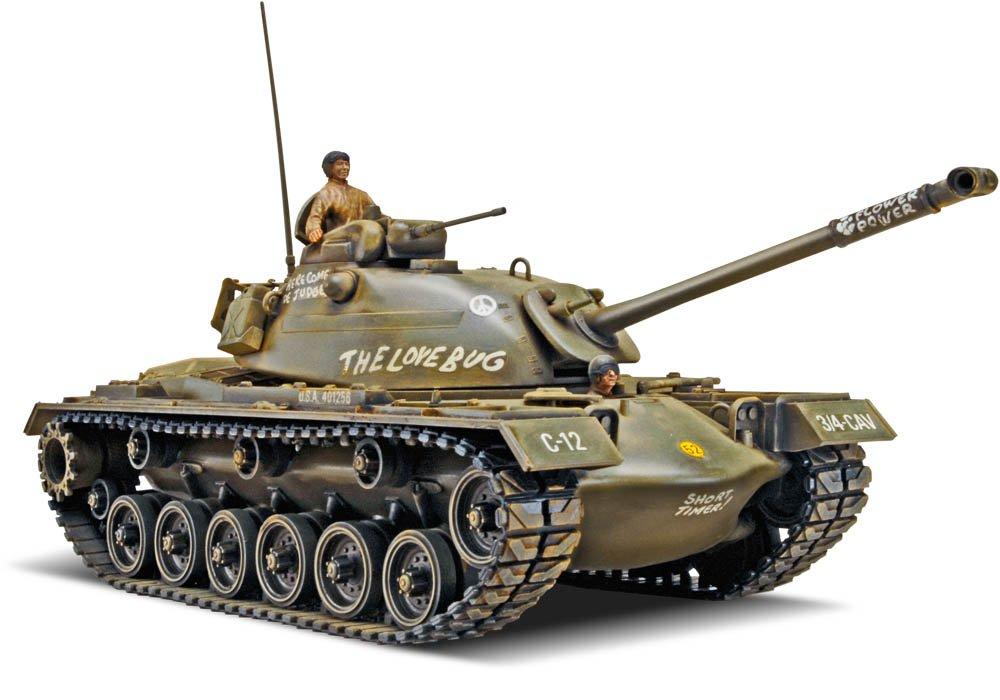 

German Revell and American Revell M48A2 Patton Plastic Model 1/35