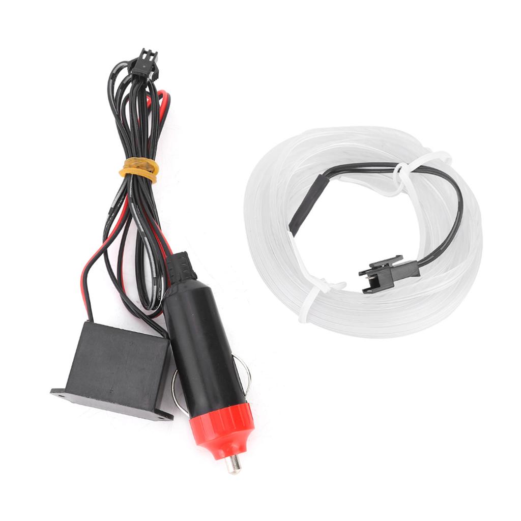 Car Decorative Light Strip Interior Lighting Auto LED EL Cold Lamp Modification Parts 4 MetersBlue