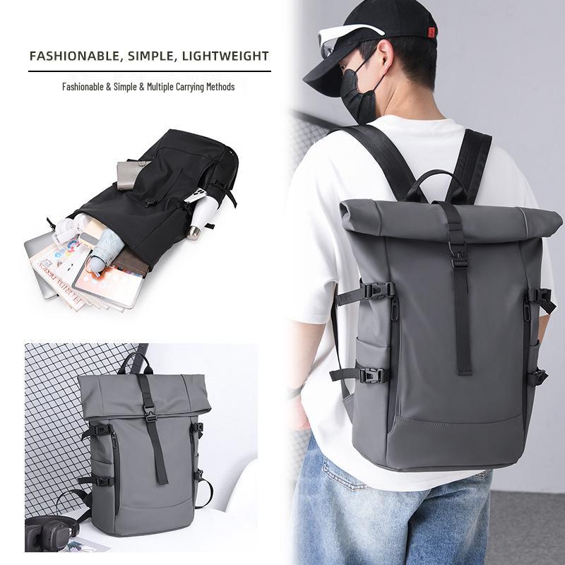 Unisex Erweiterbarer Cross-Border Rucksack: Große, wasserdichte Reise- und Sport-Laptoptasche, lässiger Outdoor-Schulrucksack