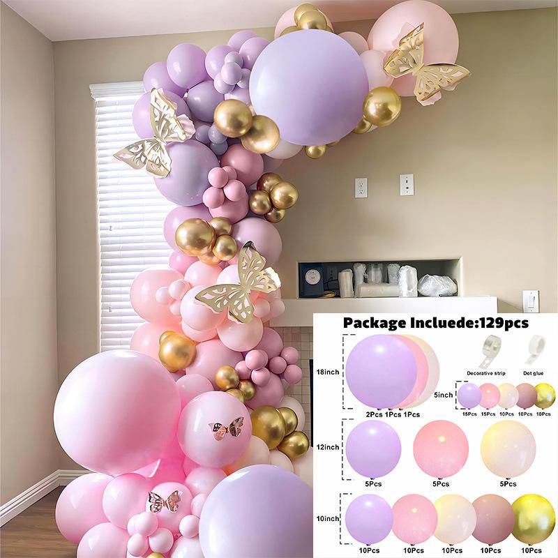 Balloon Set Birthday Party Theme Event Scene Arrangement Balloon Wedding Ceremony Arch Balloon Set