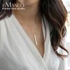 EMANCO Minimalist Square Bar Necklace Women's Stainless Steel Pendant Fashion Gift Wholesale