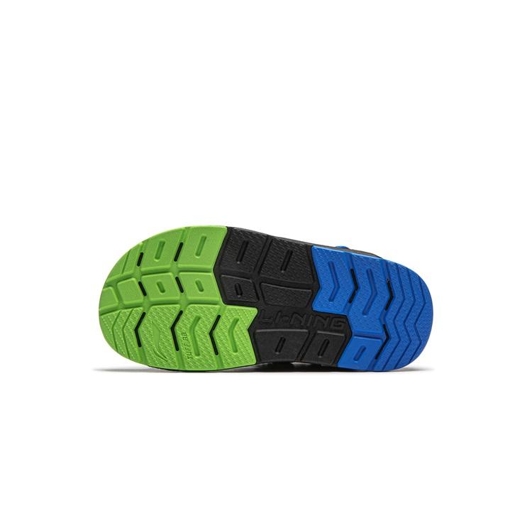 Li Ning Comfortable Casual Kids Sandals Kids Footwear Black Blue Green YKKU014-5