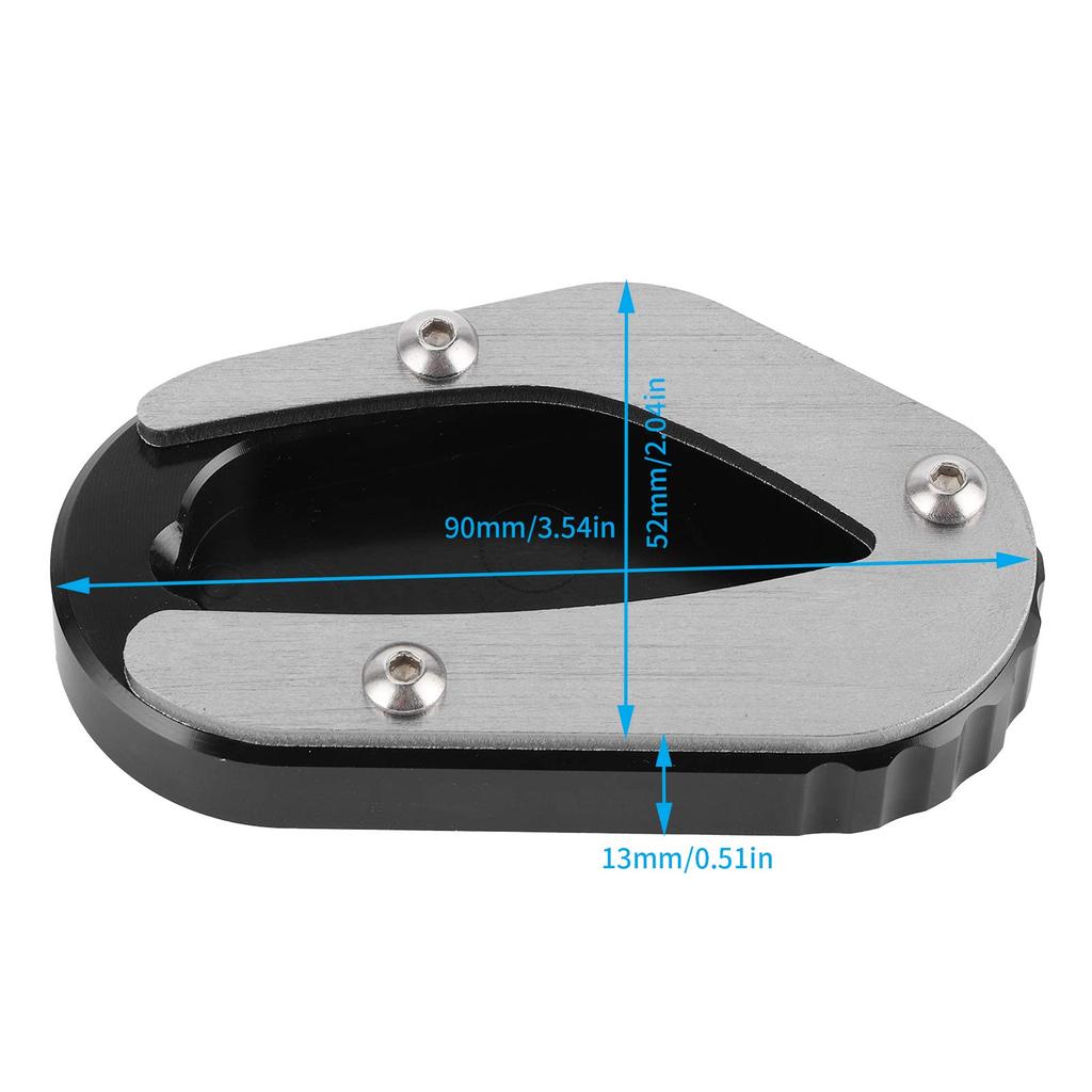 Tripad Side Stand Non-fading Fits Triumph Bonneville T100 Fits Triumph Bonneville T120 (Titanium)