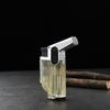 Windproof Dual Flame Torch Men's Cigarette Lighter and Multifunctional Smoking Set