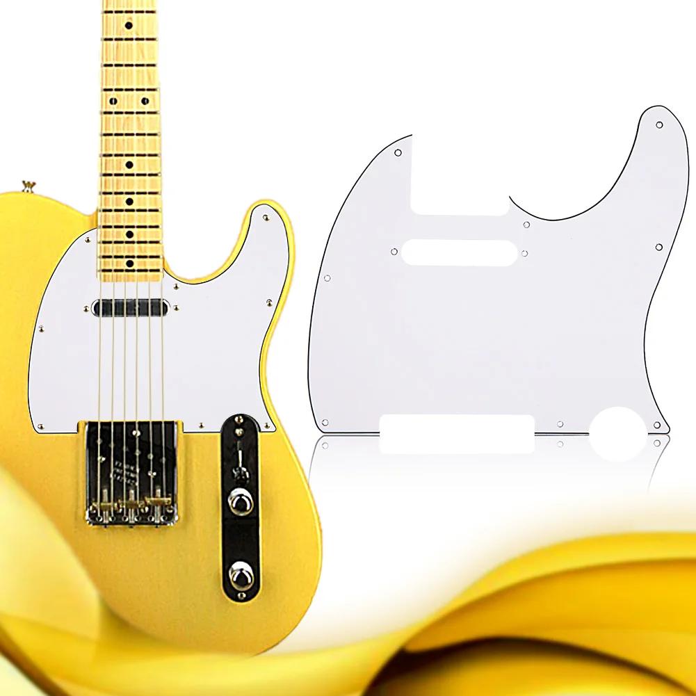 3Ply Aged Pearloid Guitar Pickguard Tele Style Guitar Pickguard Aged Musical Instrument Guitar Parts Accessories with 6 Colors