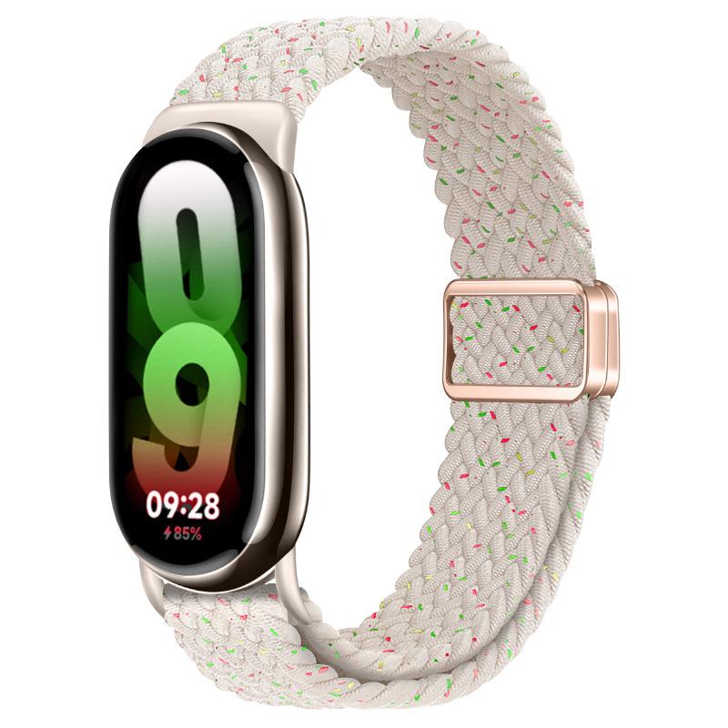 Nylon WeavesBraied Strap for Xiaomi Watch 10/9/8 Magnetic Loop Band for Miband 10 9 8 NFC Sport Bracelet Smartwatch Replacement