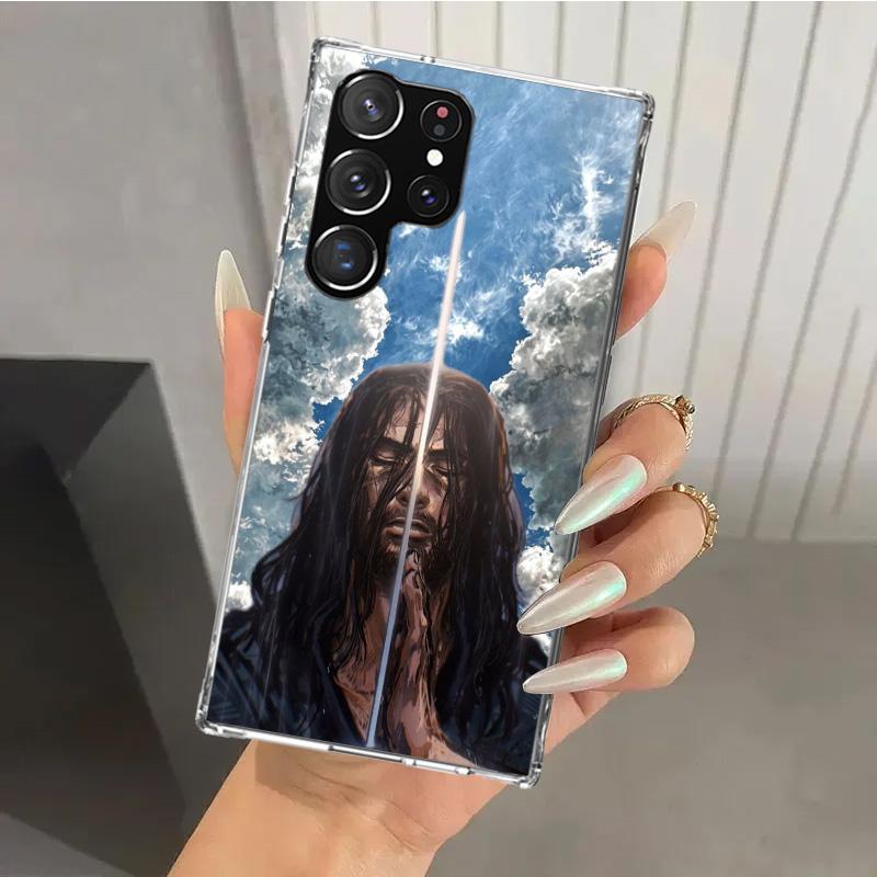Anime Vagabond Samurai Phone Case for Samsung Galaxy S26 S24 S23 Ultra S25 Edge S22 S21 Plus S20 FE + Soft Print Shell Funda Gal