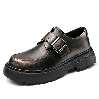 Fashion Men's Thick-soled Leather Shoes