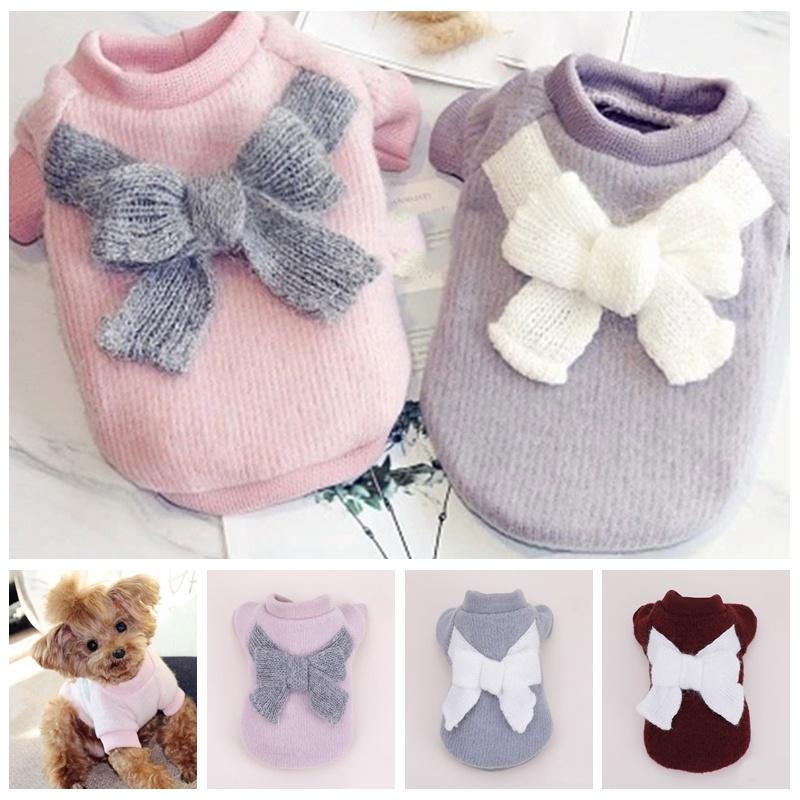 

Принцесса Луки Собака Свитер Зимний Шерстяной свитер Трикотаж Собаки Куртка Пальто Щенок Кошка Жилет