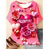 3D-gedrucktes Blumenmuster, sommerliche Damenmode, atmungsaktiv, trendig und vielseitig