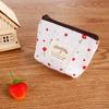 Fashion Mini Wallet Korean Style Card Holder Flower Canvas Coin Purses Zipper Floral Print