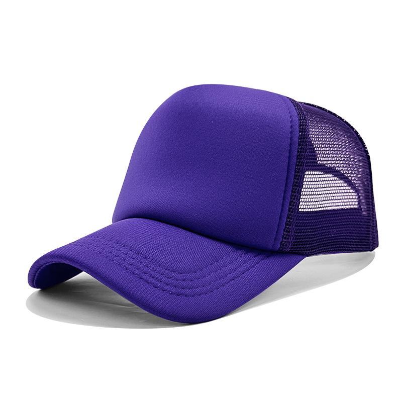 Wholesale High Quality Custom 3D Embroidery Sublimation Print 5-Panel Trucker Mesh Cap  Baseball Gorras Blank Foam Trucker Hat
