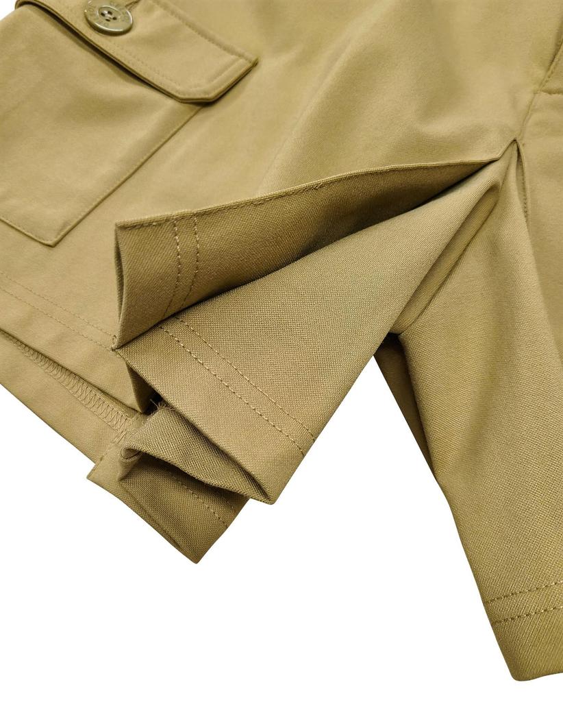 7630 BE Pleated Culotte Del Sol Sizes Skirt, Beige, Golf, Women's, M-4L (4L)