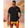 3D Coconut Print Classic Hawaiian Suit 2024 Summer Men's and Women's Gradient T-Shirt Shorts 2-Piece Beach Vacation Tracksuit