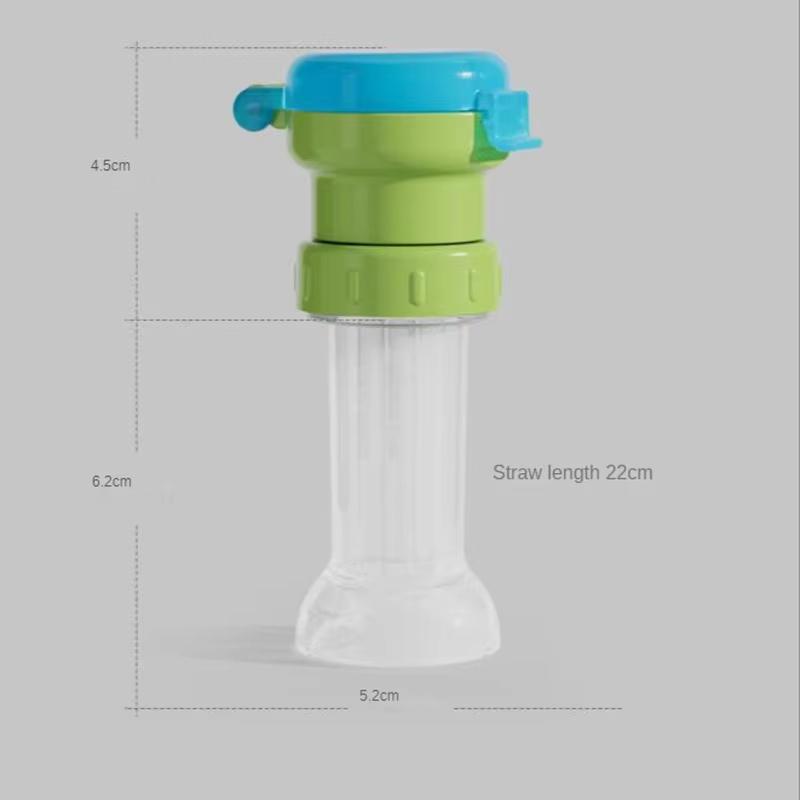 Water Bottle Straw Converter Set Food Grade Material Leakproof Universal Compatibility Fits Most Bottles for Hiking Picnic