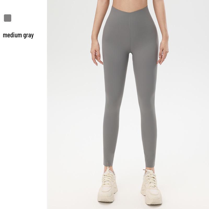 

High-Waisted Tummy Control Butt-Lifting Yoga Pants for Fitness - Quick-Dry Sports Leggings Medium