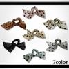 WHITE FANG Scrunchie Hair Tie with Polka Dot Stylish and Cute Hair Accessory for ZA073 Pattern, Women, (04 White)