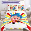 Plim Plim Cartoon Printed 3PCS Bedding Set Soft Breathable Duvet Cover Pillowcases Set Washable Bedroom Decor Home Gift