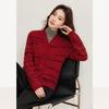 Luxxi Women's 100% Wool Tassel Trim Knit Cardigan