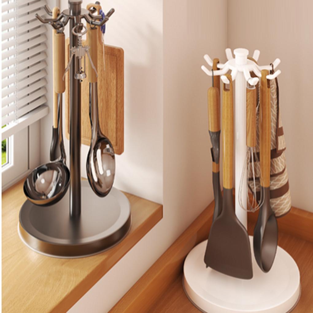 Kitchenware Storage Rack Wear-resistant Stainless Steel No More Clutter Countertop Spoon Hanging