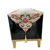Tassel Table Flag Simple White Embroidered Polyester Fabric Tv Cabinet Rectangular European Tablecloth