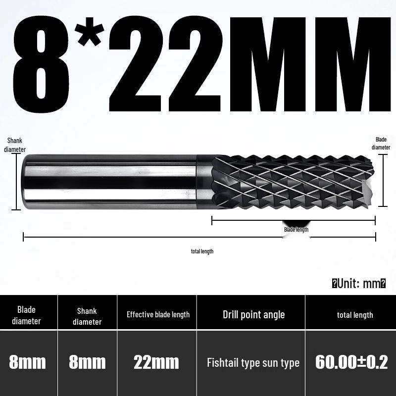 

Aokewen Tungsten Steel Corn End Mill