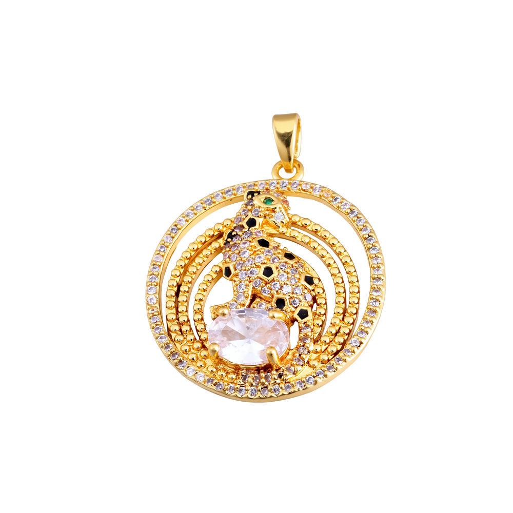 18K Gold Plated Devil's Eye Heart & Star Pendant Necklace