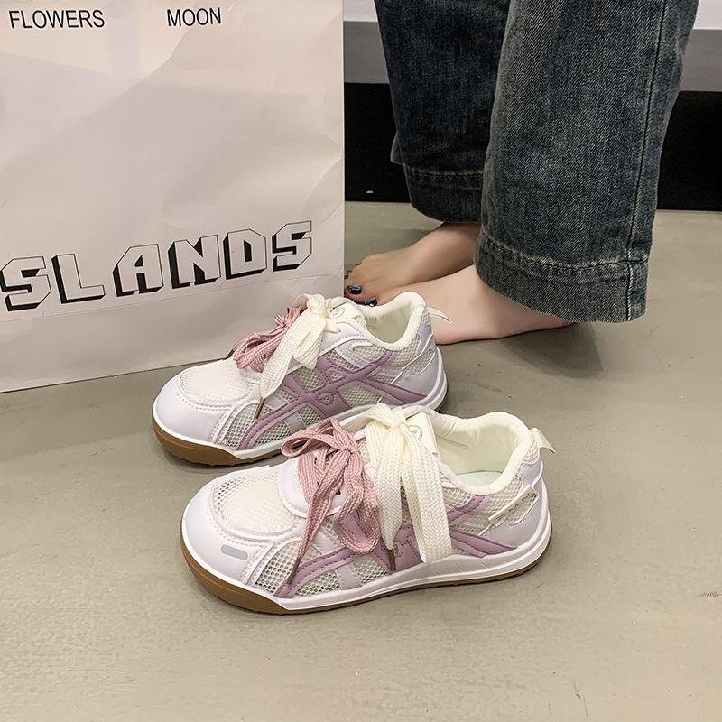 Mesh Breathable Casual Shoes 2025 New Popular Shoes Women's Shoes Spring and Summer Net Shoes Women's Platform German Training Shoes Women