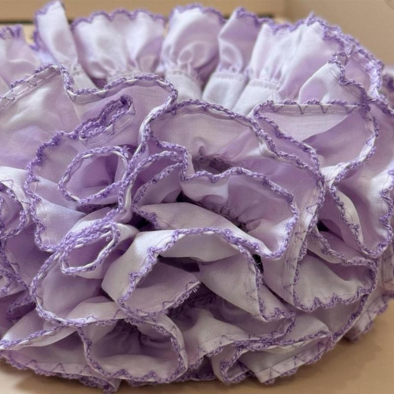 Soft Fabric Hair Accessory Soft Elastic Hair Band Pleats Scrunchie Hair Decoration For Daily Wear And Special Occasion