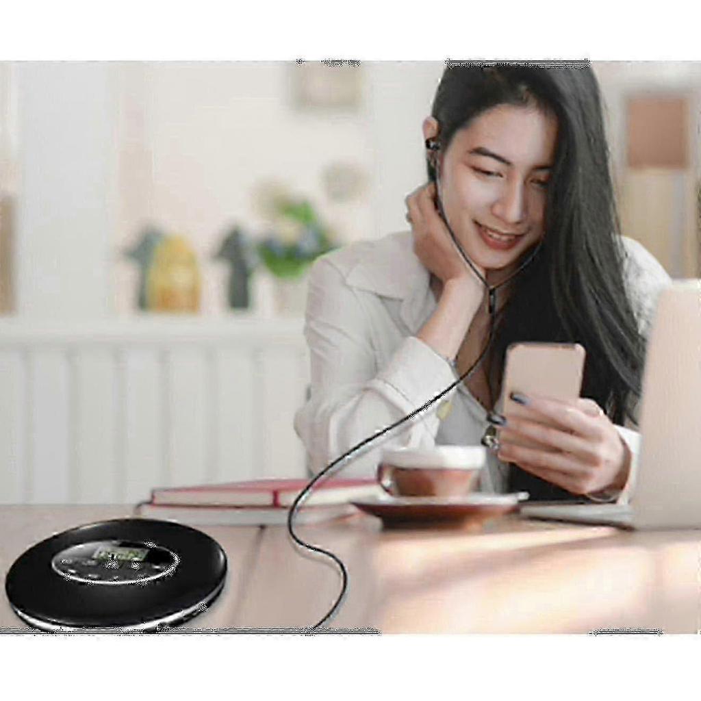 Smart Bluetooth Portable CD Walkman Wireless Prenatal Education Player with Mobile Connectivity for Music Playback