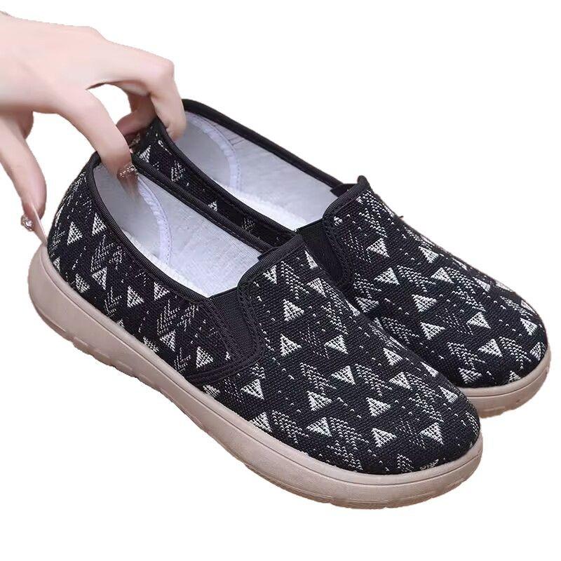 Shoes Women's Spring and Autumn New Casual Versatile Women's Shoes Soft Sole Breathable, Light, Comfortable, Non-slip and Wear-resistant One-pedal Sin