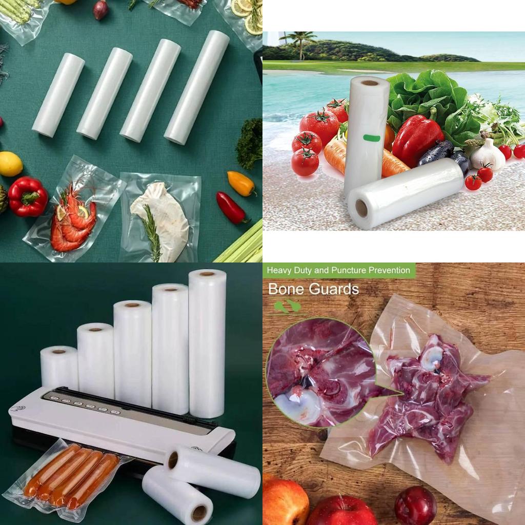 Food Storage Vacuum Bags With Sealing For Freshness Preservation And Compression