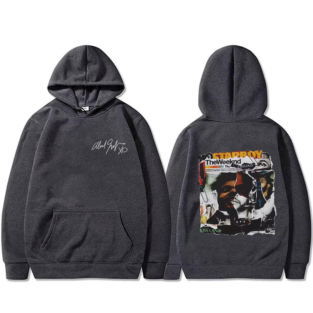 Rapper The Weeknd Music Album Cover 2026 Merch Hoodie Unisex Hip Hop Fashion Pop Music Streetwear Unisex Vintage Sweatshirt